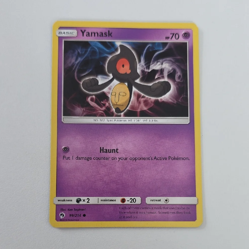 yamask pokemon card Pokemon | Toys | Pokemon Yamask Trading Card